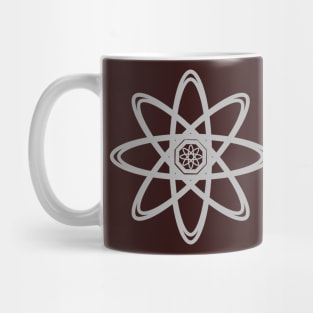 Grey Atom Symbol Mug